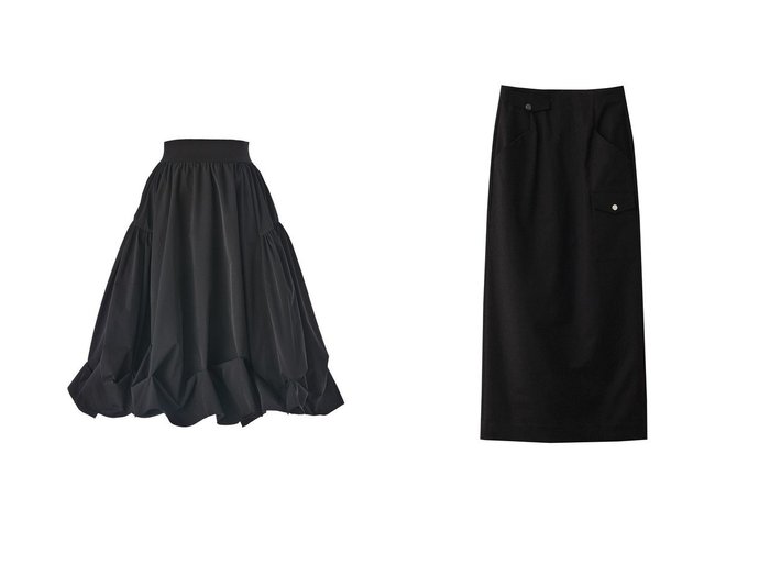 【CINOH/チノ】のダブルクロースタイトスカート&【DAISY LIN/デイジーリン】のSkirt Luxe noir 【スカート】 おすすめ人気トレンドファッション通販アイテム 人気、トレンドファッション・服の通販 founy(ファニー) ファッション Fashion レディースファッション WOMEN スカート Skirt ロングスカート Long Skirt おすすめ Recommend ウォッシャブル Washable ギャザー Gather ストレッチ Stretch タフタ Taffeta パーティ Party ラグジュアリー Luxury ランダム Random エレガント 上品 Elegant 人気 Popularity NEW・新作・新着・新入荷 New Arrivals 2025年 2025 2025春夏・S/S Ss,Spring/Summer,2025 コンパクト Compact ダブル Double ロング Long 夏 Summer 春 Spring S/S・春夏 Ss・Spring/Summer |ID:crp329100000211708