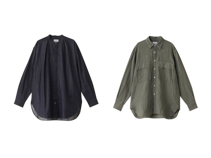 【:colon / MEN/コロン】の【MEN】60 Linen Cloth シャツ&【MEN】4oz Light Denim シャツ 【MEN　メンズファッション通販】 おすすめ人気トレンドファッション通販アイテム インテリア・キッズ・メンズ・レディースファッション・服の通販 founy(ファニー) https://founy.com/ ファッション Fashion メンズファッション MEN 2025年 2025 2025春夏・S/S Ss,Spring/Summer,2025 スリーブ Sleeve ロング Long 夏 Summer 定番 Standard 春 Spring S/S・春夏 Ss・Spring/Summer 羽織 Haori ポケット Pocket モダン Modern リネン Linen エレガント 上品 Elegant |ID:crp329100000211723