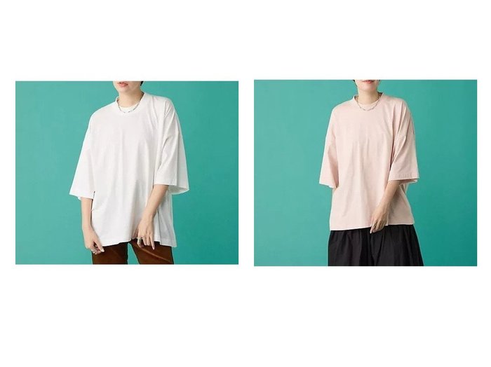 【STUDIO NICHOLSON/スタジオ ニコルソン】のBRANDED SHORT SLEEVE T SHIRT ハッピーPINKアイテム【ECで売れてるランキング上位の人気レディースファッションの通販】  おすすめ人気トレンドファッション通販アイテム インテリア・キッズ・メンズ・レディースファッション・服の通販 founy(ファニー) https://founy.com/ ファッション Fashion レディースファッション WOMEN トップス・カットソー Tops/Tshirt シャツ/ブラウス Shirts/Blouses ロング / Tシャツ T-Shirts コンパクト Compact ショルダー Shoulder ドロップ Drop |ID:crp329100000211923