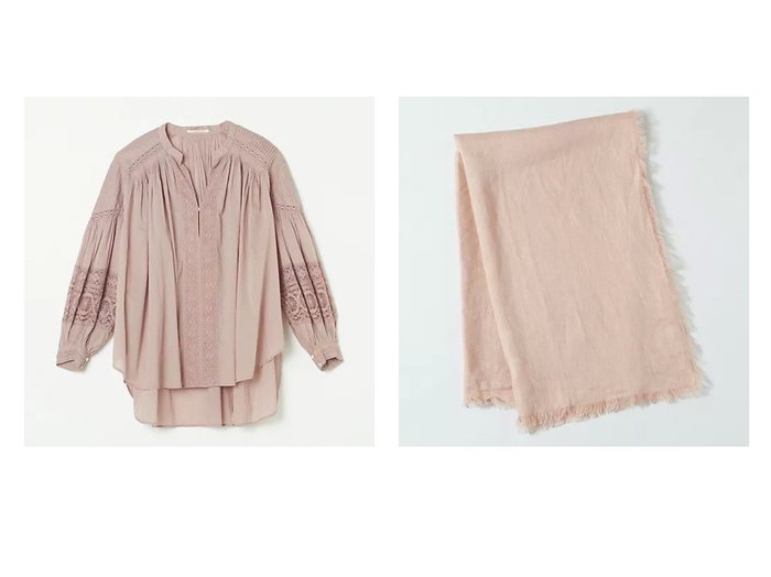 【NE QUITTEZ PAS/ヌキテパ】のCOTTON VOILE LACE & PIN TUCK BLOUSE&【ASAUCE MELER/アソースメレ】のオーガニックリネンドライキャンバススクエア ハッピーPINKアイテム【ECで売れてるランキング上位の人気レディースファッションの通販 / Popular clothes】  おすすめ人気トレンドファッション通販アイテム 人気、トレンドファッション・服の通販 founy(ファニー) ファッション Fashion レディースファッション WOMEN フロント Front レース Race 人気 Popularity 定番 Standard 春 Spring 洗える Washable |ID:crp329100000211925