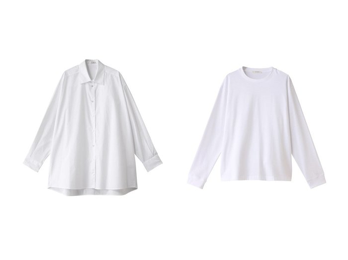 【THE ROW/ザ ロウ】のCILES R TOP&LUKA SHIRT おすすめ人気トレンドファッション通販アイテム インテリア・キッズ・メンズ・レディースファッション・服の通販 founy(ファニー) https://founy.com/ ファッション Fashion レディースファッション WOMEN トップス・カットソー Tops/Tshirt シャツ/ブラウス Shirts/Blouses ロング / Tシャツ T-Shirts カットソー Cut and Sewn 2025年 2025 2025春夏・S/S Ss,Spring/Summer,2025 スリーブ Sleeve ロング Long 夏 Summer 春 Spring S/S・春夏 Ss・Spring/Summer ショルダー Shoulder シンプル Simple ドロップ Drop ボトム Bottom 定番 Standard 長袖 Long Sleeve |ID:crp329100000211989