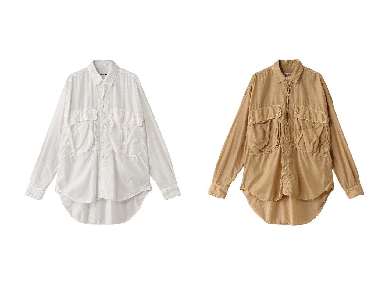 【KATHARINE HAMNETT LONDON/キャサリンハムネット】の【UNISEX】パラシュートロングテイルシャツ 【ECで人気ランキング上位のおすすめ!レディースファッション通販 / Popular clothes】  おすすめ人気トレンドファッション通販アイテム インテリア・キッズ・メンズ・レディースファッション・服の通販 founy(ファニー) 　ファッション　Fashion　レディースファッション　WOMEN　トップス・カットソー　Tops/Tshirt　シャツ/ブラウス　Shirts/Blouses　2025年　2025　2025春夏・S/S　Ss,Spring/Summer,2025　ユニセックス　Unisex　コレクション　Collection　シルク　Silk　スリーブ　Sleeve　ロング　Long　ヴィンテージ　Vintage　夏　Summer　定番　Standard　春　Spring　S/S・春夏　Ss・Spring/Summer　ホワイト系　White　ブラック系　Black　ベージュ系　Beige　シルバー系　Silver　ブラウン系　Brown　オレンジ系　Orange　|ID:crp329100000212172