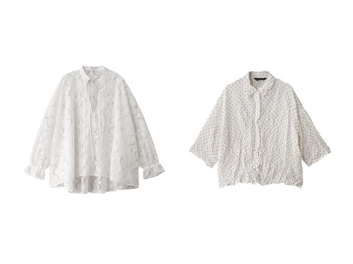 【mizuiro ind/ミズイロ インド】のdots print catch washer shirt シャツ&【1er Arrondissement/プルミエ アロンディスモン】の【near NIPPON】ブラウス 【トップス、カットソー】 おすすめ人気トレンドファッション通販アイテム 人気、トレンドファッション・服の通販 founy(ファニー) ファッション Fashion レディースファッション WOMEN トップス・カットソー Tops/Tshirt キャミソール / ノースリーブ No Sleeves シャツ/ブラウス Shirts/Blouses ロング / Tシャツ T-Shirts カットソー Cut and Sewn 2025年 2025 2025春夏・S/S Ss,Spring/Summer,2025 キャミソール Camisole タンク Tank デニム Denim フェミニン Feminine レース Race 夏 Summer 春 Spring S/S・春夏 Ss・Spring/Summer |ID:crp329100000212263