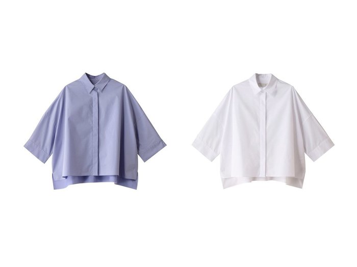 【MACKINTOSH/マッキントッシュ】のWHITELEY 7分袖シャツ 【ECで人気ランキング上位のおすすめ!レディースファッション通販 / Popular clothes】  おすすめ人気トレンドファッション通販アイテム 人気、トレンドファッション・服の通販 founy(ファニー) ファッション Fashion レディースファッション WOMEN トップス・カットソー Tops/Tshirt シャツ/ブラウス Shirts/Blouses 2025年 2025 2025春夏・S/S Ss,Spring/Summer,2025 ショルダー Shoulder ショート Short スリーブ Sleeve センター Center ドロップ Drop ファブリック Fabric フォルム Form ワイド Wide エレガント 上品 Elegant 夏 Summer 春 Spring S/S・春夏 Ss・Spring/Summer |ID:crp329100000212298