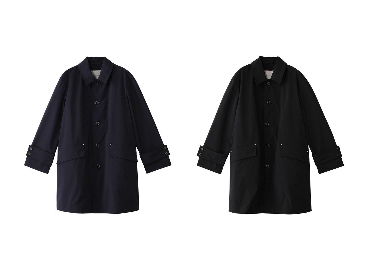 【MACKINTOSH / MEN/マッキントッシュ】の【MEN】HUMBIE はっ水ポリエステル スリムフィット コート 【メンズファッション通販】 おすすめ人気トレンドファッション通販アイテム インテリア・キッズ・メンズ・レディースファッション・服の通販 founy(ファニー) 　ファッション　Fashion　メンズファッション　MEN　2025年　2025　2025春夏・S/S　Ss,Spring/Summer,2025　オケージョン　Occasion　スリム　Slim　フィット　Fit　ロング　Long　夏　Summer　定番　Standard　春　Spring　S/S・春夏　Ss・Spring/Summer　ブラック系　Black　ブルー系　Blue　|ID:crp329100000212479