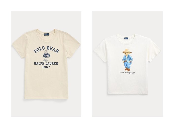 【RALPH LAUREN/ラルフローレン】の【POLO RALPH LAUREN】Polo ベア コットン ジャージー Tシャツ&【POLO RALPH LAUREN】Polo ベア コットン ジャージー Tシャツ おすすめ人気トレンドファッション通販アイテム インテリア・キッズ・メンズ・レディースファッション・服の通販 founy(ファニー) https://founy.com/ ファッション Fashion レディースファッション WOMEN トップス・カットソー Tops/Tshirt シャツ/ブラウス Shirts/Blouses ロング / Tシャツ T-Shirts カットソー Cut and Sewn インナー Inner ショーツ Shorts ショート Short シンプル Simple ジャケット Jacket ジャージー Jersey スリーブ Sleeve デニム Denim フィット Fit フロント Front プリント Print リラックス Relax 半袖 Short Sleeve NEW・新作・新着・新入荷 New Arrivals |ID:crp329100000212730