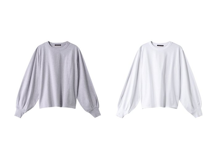 【mizuiro ind/ミズイロ インド】のpuff slv long T Tシャツ 【ECで人気ランキング上位のおすすめ!レディースファッション通販】  おすすめ人気トレンドファッション通販アイテム インテリア・キッズ・メンズ・レディースファッション・服の通販 founy(ファニー) https://founy.com/ ファッション Fashion レディースファッション WOMEN トップス・カットソー Tops/Tshirt シャツ/ブラウス Shirts/Blouses ロング / Tシャツ T-Shirts カットソー Cut and Sewn おすすめ Recommend シンプル Simple スリーブ Sleeve ベーシック Basic ロング Long 長袖 Long Sleeve |ID:crp329100000212840