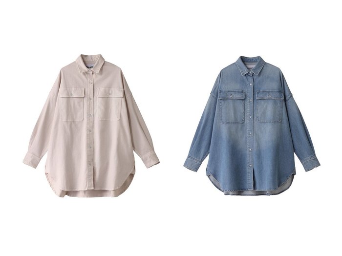 【Healthy Denim/ヘルシーデニム】のAlmond スーパービッグシャツ&Almond スーパービッグシャツ 【ECで人気ランキング上位のおすすめ!レディースファッション通販】 おすすめ人気トレンドファッション通販アイテム 人気、トレンドファッション・服の通販 founy(ファニー) 　ファッション　Fashion　レディースファッション　WOMEN　トップス・カットソー　Tops/Tshirt　シャツ/ブラウス　Shirts/Blouses　スリーブ　Sleeve　チュニック　Tunic　ビッグ　Big　ポケット　Pocket　ロング　Long　羽織　Haori　|ID:crp329100000212958