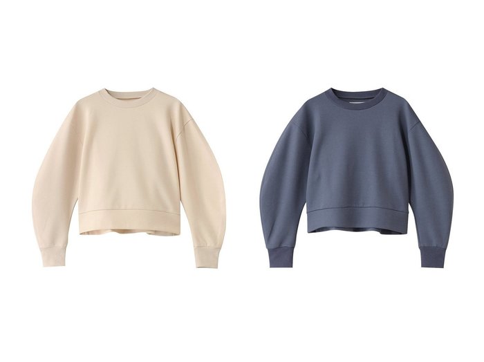 【MIDIUMISOLID/ミディウミソリッド】のcurve slv double-knit PO プルオーバー 【トップス、カットソー】 おすすめ人気トレンドファッション通販アイテム 人気、トレンドファッション・服の通販 founy(ファニー) ファッション Fashion レディースファッション WOMEN トップス・カットソー Tops/Tshirt ニット Knit Tops シャツ/ブラウス Shirts/Blouses パーカ Sweats ロング / Tシャツ T-Shirts プルオーバー Pullover スウェット Sweat カットソー Cut and Sewn ショート Short シンプル Simple スリーブ Sleeve トレンド Trend ボトム Bottom 定番 Standard NEW・新作・新着・新入荷 New Arrivals |ID:crp329100000213132