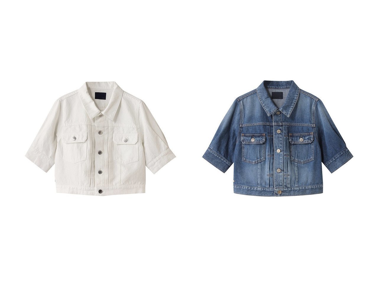 【ADORE/アドーア】の【SERGE】Gジャン ホワイト&【SERGE】Gジャン インディゴ 【コート、ジャケット】 おすすめ人気トレンドファッション通販アイテム インテリア・キッズ・メンズ・レディースファッション・服の通販 founy(ファニー) ファッション Fashion レディースファッション WOMEN アウター Coat Outerwear ジャケット Jackets クロップド Cropped シンプル Simple ジャケット Jacket デニム Denim トレンド Trend バランス Balance フィット Fit NEW・新作・新着・新入荷 New Arrivals ホワイト系 White ブルー系 Blue |ID:crp329100000213614