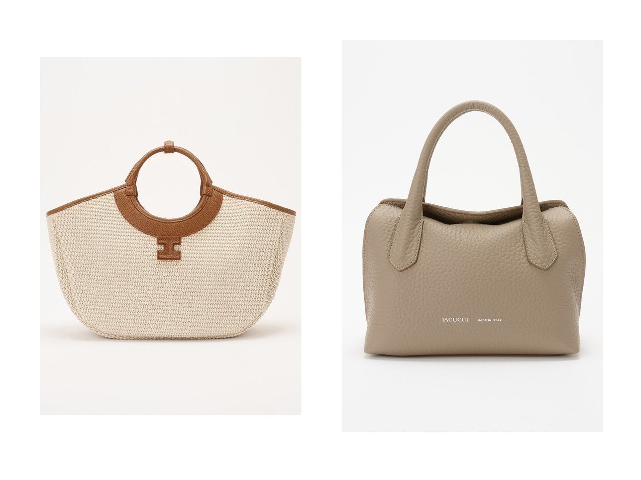 【IACUCCI/イアクッチ】のラーナ S ALCE&センティエーロCERVO 【バッグ・鞄】 おすすめ人気トレンドファッション通販アイテム インテリア・キッズ・メンズ・レディースファッション・服の通販 founy(ファニー) 　ファッション　Fashion　レディースファッション　WOMEN　バッグ　Bag　ラグジュアリー　Luxury　エレガント 上品　Elegant　夏　Summer　NEW・新作・新着・新入荷　New Arrivals　グレー系　Gray　ベージュ系　Beige　|ID:crp329100000213675