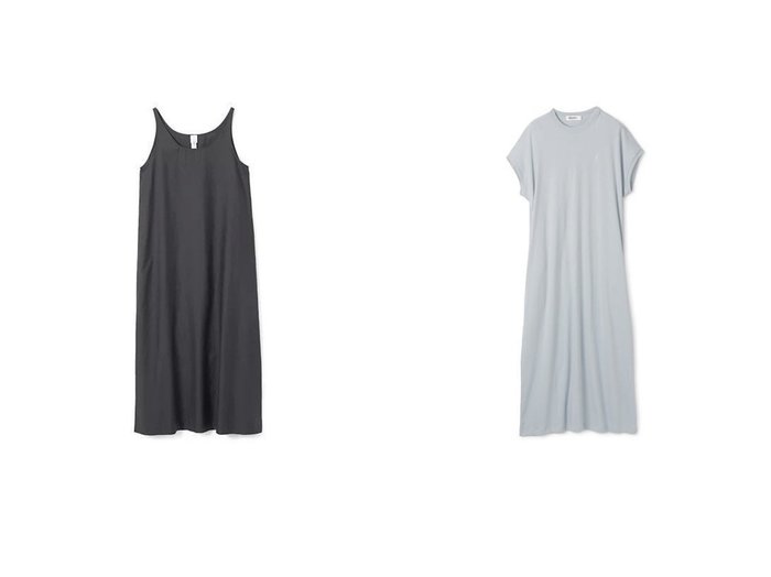 【YAECA CONTEMPO/ヤエカ コンテンポ】のワンピース&【GYMPHLEX/ジムフレックス】のCREW NECK SLEEVELESS DRESS 【ワンピース、ドレス】 おすすめ人気トレンドファッション通販アイテム 人気、トレンドファッション・服の通販 founy(ファニー) ファッション Fashion レディースファッション WOMEN ワンピース Dress トップス・カットソー Tops/Tshirt ドレス Party Dresses 2025年 2025 2025春夏・S/S Ss,Spring/Summer,2025 インナー Inner シルク Silk エレガント 上品 Elegant 洗える Washable |ID:crp329100000213878