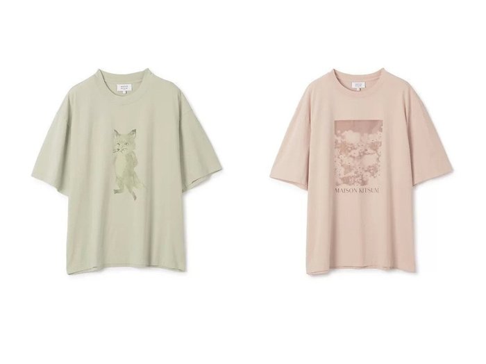 【MAISON KITSUNE/メゾン キツネ】のLADY FOX BOXY TEE-SHIRT&DAISY FIELD OVERSIZE TEE-SHIRT 【トップス、カットソー】 おすすめ人気トレンドファッション通販アイテム 人気、トレンドファッション・服の通販 founy(ファニー) ファッション Fashion レディースファッション WOMEN トップス・カットソー Tops/Tshirt シャツ/ブラウス Shirts/Blouses 2025年 2025 2025春夏・S/S Ss,Spring/Summer,2025 トレンド Trend ボックス Box 今季 This Season 洗える Washable |ID:crp329100000213880