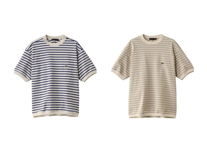 【Scye SCYE BASICS/サイ サイベーシックス】の【SCYE BASICS】コットンストライプTシャツ 【ECで人気ランキング上位のおすすめ!レディースファッション通販 / Popular clothes】  おすすめ人気トレンドファッション通販アイテム 人気、トレンドファッション・服の通販 founy(ファニー) ファッション Fashion レディースファッション WOMEN トップス・カットソー Tops/Tshirt シャツ/ブラウス Shirts/Blouses ロング / Tシャツ T-Shirts カットソー Cut and Sewn ショート Short ストライプ Stripe スリーブ Sleeve トレンド Trend ボックス Box ボーダー Border リラックス Relax エレガント 上品 Elegant 定番 Standard NEW・新作・新着・新入荷 New Arrivals |ID:crp329100000213996