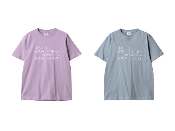 【Healthy Denim/ヘルシーデニム】のHave A Sound Mind Tシャツ 【トップス、カットソー】 おすすめ人気トレンドファッション通販アイテム 人気、トレンドファッション・服の通販 founy(ファニー) 　ファッション　Fashion　レディースファッション　WOMEN　トップス・カットソー　Tops/Tshirt　シャツ/ブラウス　Shirts/Blouses　ロング / Tシャツ　T-Shirts　カットソー　Cut and Sewn　ショート　Short　スリーブ　Sleeve　夏　Summer　定番　Standard　NEW・新作・新着・新入荷　New Arrivals　春　Spring　S/S・春夏　Ss・Spring/Summer　無地　Plain Color　|ID:crp329100000214020