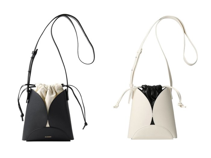 【JIL SANDER/ジル サンダー】のCURVE CROSSBODY バッグ 【ECで人気ランキング上位のおすすめ!レディースファッション通販 / Popular clothes】  おすすめ人気トレンドファッション通販アイテム 人気、トレンドファッション・服の通販 founy(ファニー) 　ファッション　Fashion　レディースファッション　WOMEN　バッグ　Bag　なめらか　Smooth　ラグジュアリー　Luxury　ラップ　Wrap　エレガント 上品　Elegant　巾着　Purse　|ID:crp329100000214075