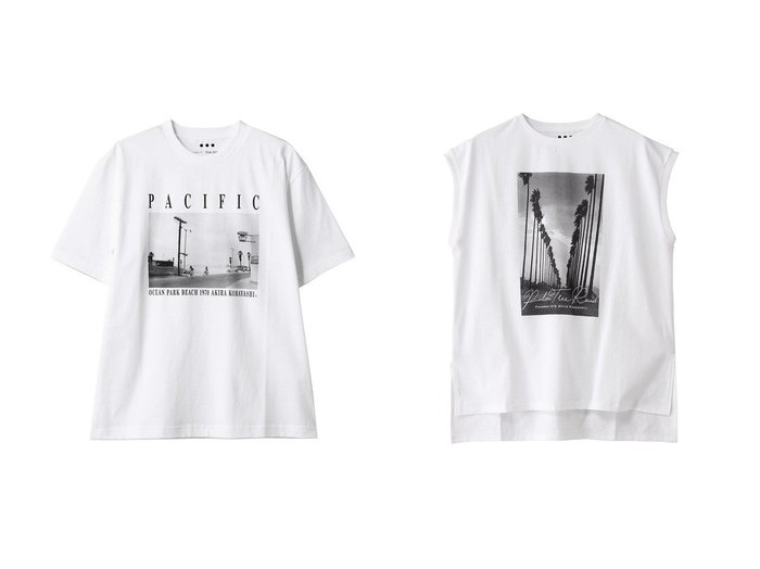 【three dots/スリー ドッツ】の【UNISEX】グラフィックTシャツ&グラフィックT タンクトップ おすすめ人気トレンドファッション通販アイテム 人気、トレンドファッション・服の通販 founy(ファニー) ファッション Fashion レディースファッション WOMEN トップス・カットソー Tops/Tshirt シャツ/ブラウス Shirts/Blouses ロング / Tシャツ T-Shirts カットソー Cut and Sewn キャミソール / ノースリーブ No Sleeves ユニセックス Unisex グラフィック Graphic ショート Short スリーブ Sleeve プリント Print モノトーン Monotone NEW・新作・新着・新入荷 New Arrivals |ID:crp329100000214104