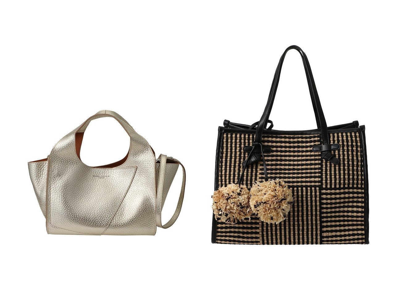 【heliopole/エリオポール】の【GIANNI CHIARINI】MARCELLA トート&【GIANNI CHIARINI】EUFORIA MINI トート 【バッグ・鞄】 おすすめ人気トレンドファッション通販アイテム インテリア・キッズ・メンズ・レディースファッション・服の通販 founy(ファニー) 　ファッション　Fashion　レディースファッション　WOMEN　バッグ　Bag　ショルダー　Shoulder　ハンド　Hand　ポーチ　Pouch　NEW・新作・新着・新入荷　New Arrivals　シルバー系　Silver　ブラック系　Black　|ID:crp329100000214240