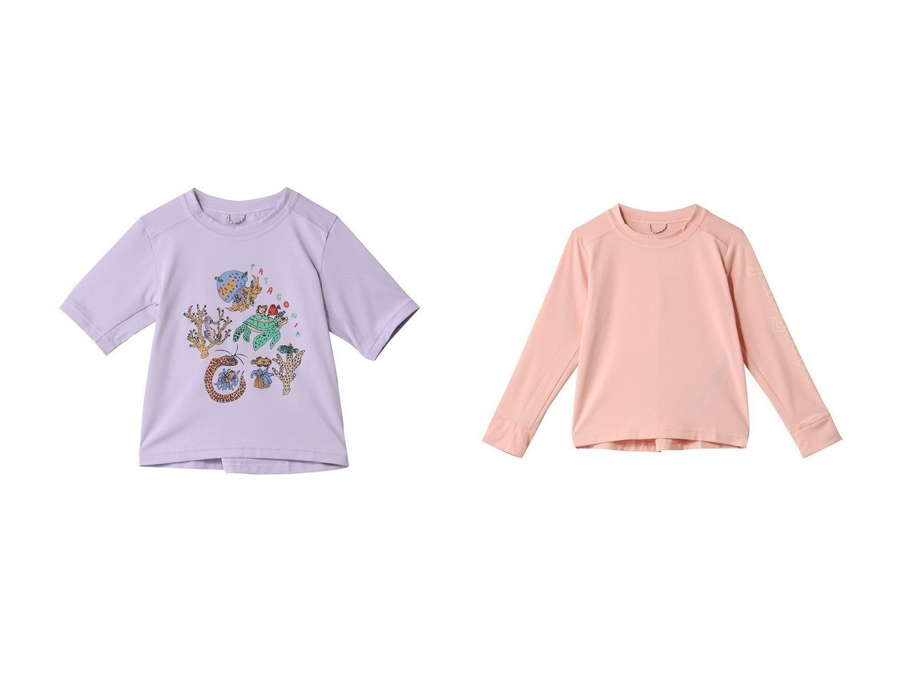 【patagonia / KIDS/パタゴニア】の【Baby】ベビーキャプリーンシルクウェイトTシャツ&【Baby】ベビーロングスリーブキャプリーンシルクウェイトTシャツ 【KIDS　キッズファッション通販】 おすすめ人気トレンドファッション通販アイテム インテリア・キッズ・メンズ・レディースファッション・服の通販 founy(ファニー) 　ファッション　Fashion　キッズファッション　KIDS　トップス・カットソー　Tops/Tees/Kids　アウトドア　Outdoor　カラフル　Colorful　グラフィック　Graphic　プリント　Print　ベビー　Baby　NEW・新作・新着・新入荷　New Arrivals　スリーブ　Sleeve　ロング　Long　軽量　Lightweight　長袖　Long Sleeve　|ID:crp329100000214420