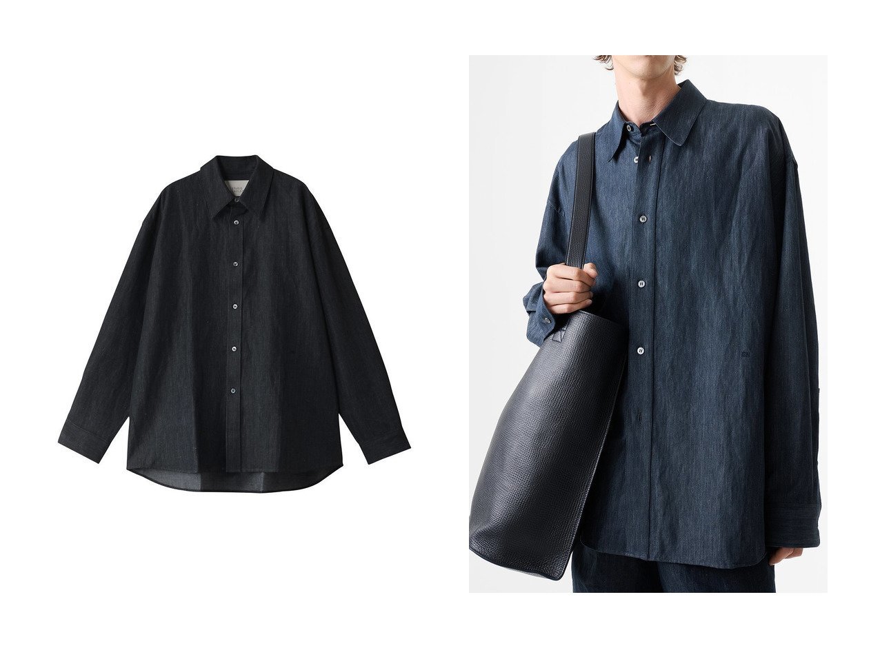 【STUDIO NICHOLSON / MEN/スタジオ ニコルソン】の【MEN】OLI オーバーサイズシャツ 【通販サイトで人気ランキング上位、おすすめ!レディースファッション通販】   おすすめ人気トレンドファッション通販アイテム インテリア・キッズ・メンズ・レディースファッション・服の通販 founy(ファニー) 　ファッション　Fashion　メンズファッション　MEN　シンプル　Simple　スリーブ　Sleeve　リネン　Linen　ロング　Long　夏　Summer　春　Spring　S/S・春夏　Ss・Spring/Summer　羽織　Haori　|ID:crp329100000215242