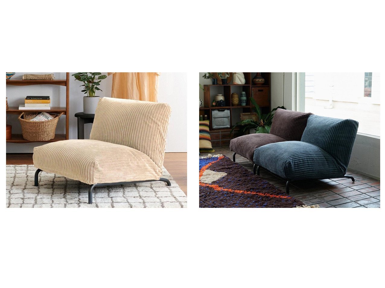 【journal standard Furniture/ジャーナルスタンダード ファニチャー】のロデチェア 1人掛け コーデュロイ 【通販サイトで人気ランキング上位、おすすめ!インテリア雑貨、家具の通販】  おすすめ人気トレンドファッション通販アイテム インテリア・キッズ・メンズ・レディースファッション・服の通販 founy(ファニー) 　コンパクト　Compact　コーデュロイ　Corduroy　フォーム　Form　フラット　Flat　ヴィンテージ　Vintage　ホーム・キャンプ・アウトドア・お取り寄せ　Home,Garden,Outdoor,Camping Gear　家具・インテリア　Furniture　その他 インテリア雑貨、家具　Furniture, Interior, Others　ブルー系　Blue　ブラウン系　Brown　|ID:crp329100000215704
