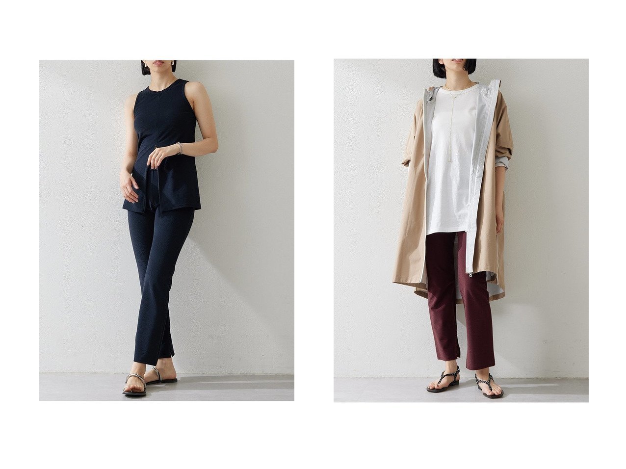 【Whim Gazette/ウィムガゼット】の〈水着〉パイルスリットパンツ 【水着、リゾート、ビーチウェア】 おすすめ人気トレンドファッション通販アイテム インテリア・キッズ・メンズ・レディースファッション・服の通販 founy(ファニー) 　ファッション　Fashion　レディースファッション　WOMEN　水着　Swimwear　水着　Swimwear　イタリア　Italy　ストレッチ　Stretch　スポーツ　Sports　スマート　Smart　スリット　Slit　タンク　Tank　水着　Swimsuit　レギンス　Leggings　おすすめ　Recommend　NEW・新作・新着・新入荷　New Arrivals　ブラック系　Black　|ID:crp329100000215931