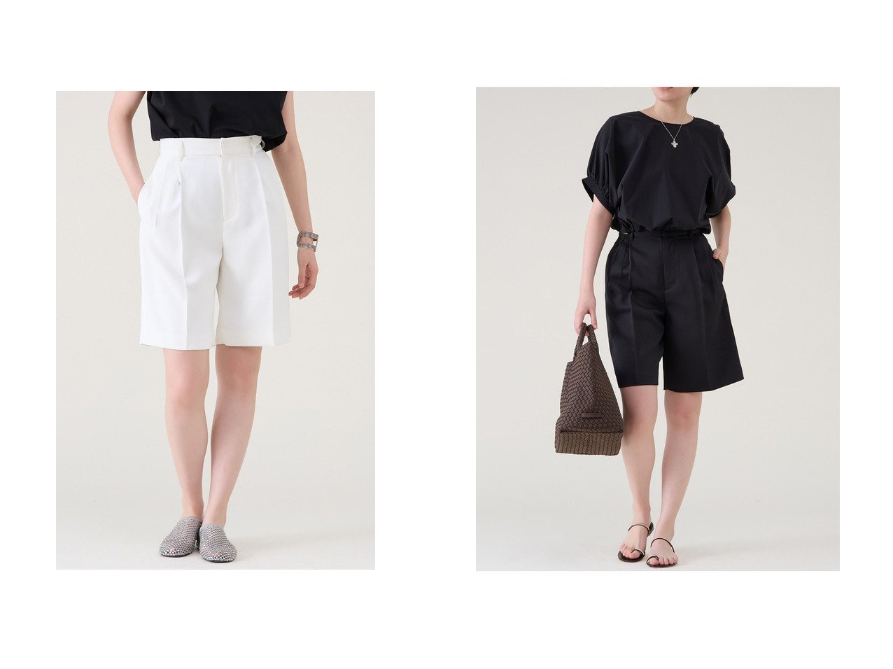 【martinique/マルティニーク】のツイルショートパンツ おすすめ人気トレンドファッション通販アイテム インテリア・キッズ・メンズ・レディースファッション・服の通販 founy(ファニー) 　ファッション　Fashion　レディースファッション　WOMEN　パンツ　Pants　ハーフ / ショートパンツ　Short Pants　おすすめ　Recommend　クラシック　Classic　ショート　Short　ツイル　Twill　NEW・新作・新着・新入荷　New Arrivals　ホワイト系　White　ブラック系　Black　|ID:crp329100000216305
