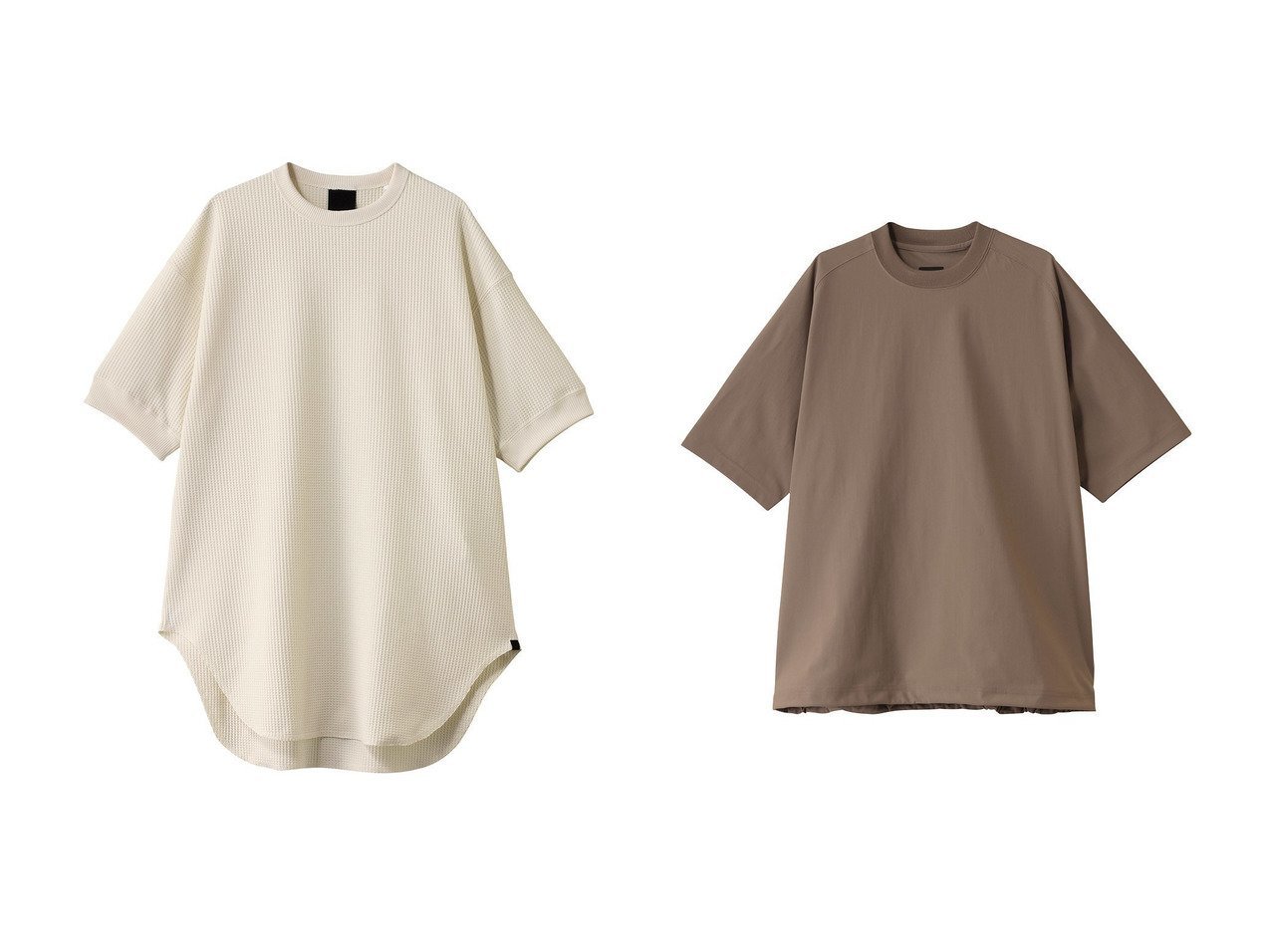 【DAIWA PIER39/ダイワ ピアサーティナイン】のS&S TEE 【トップス、カットソー】 おすすめ人気トレンドファッション通販アイテム インテリア・キッズ・メンズ・レディースファッション・服の通販 founy(ファニー) 　ファッション　Fashion　レディースファッション　WOMEN　トップス・カットソー　Tops/Tshirt　スポーツウェア　Sportswear　スポーツ トップス　Sports Tops　クラシック　Classic　シンプル　Simple　スポーツ　Sports　ラウンド　Round　リラックス　Relax　ワッフル　Waffle　夏　Summer　NEW・新作・新着・新入荷　New Arrivals　春　Spring　S/S・春夏　Ss・Spring/Summer　防寒　Cold Protection　ストレッチ　Stretch　スポーティ　Sporty　ドローコード　Draw Cord　無地　Plain Color　ブラック系　Black　ベージュ系　Beige　ホワイト系　White　|ID:crp329100000216500