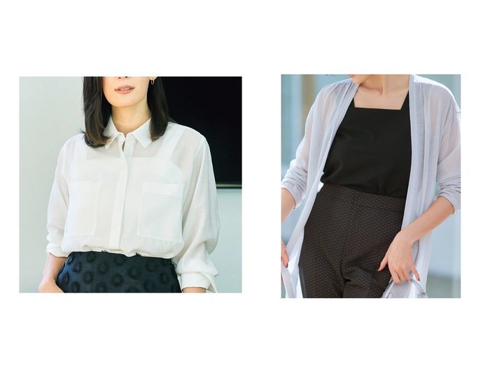【DoCLASSE/ドゥクラッセ】の鹿の子カットソー・スクエアキャミソール 40代50代からの婦人服 おすすめ人気トレンドファッション通販アイテム 人気、トレンドファッション・服の通販 founy(ファニー) ファッション Fashion レディースファッション WOMEN トップス・カットソー Tops/Tshirt キャミソール / ノースリーブ No Sleeves シャツ/ブラウス Shirts/Blouses ロング / Tシャツ T-Shirts カットソー Cut and Sewn NEW・新作・新着・新入荷 New Arrivals インナー Inner カットソー Cut And Sew ジャケット Jacket フレア Flare メッシュ Mesh エレガント 上品 Elegant 鹿の子 Pique |ID:crp329100000216690