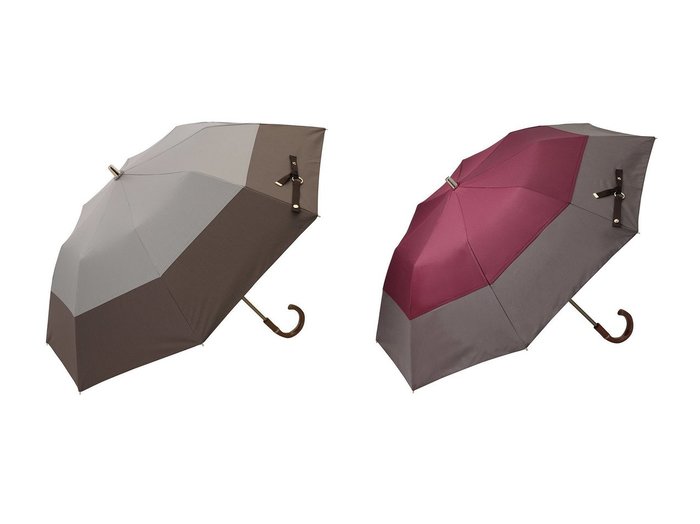 【Gracy/グレイシー】のTender bicolor 晴雨兼用日傘 2段折りたたみ傘 【通販サイトで人気ランキング上位、おすすめ!レディースファッション通販 / Popular clothes】   おすすめ人気トレンドファッション通販アイテム 人気、トレンドファッション・服の通販 founy(ファニー) ファッション Fashion レディースファッション WOMEN 傘 / レイングッズ Umbrellas/Rainwear ウッド Wood コンパクト Compact シンプル Simple ハンカチ Handkerchief エレガント 上品 Elegant 傘 Umbrella 日傘 Parasol 時計 Clock |ID:crp329100000216713