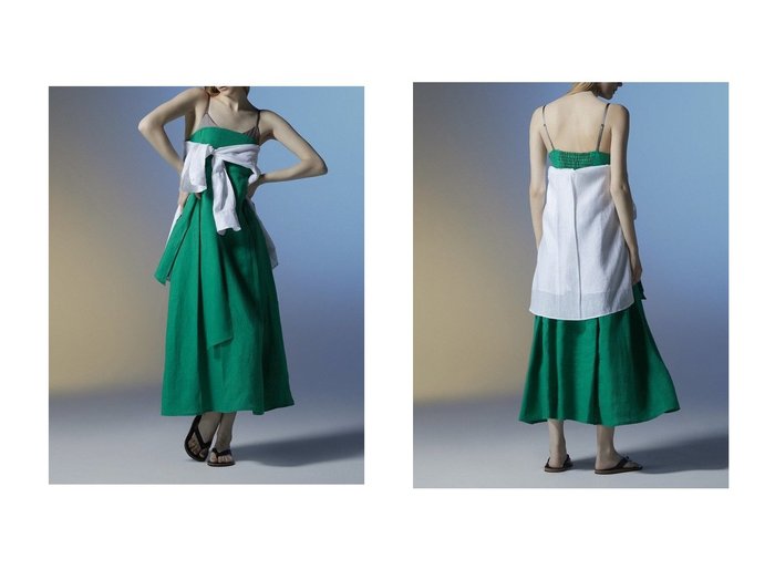 【TEECHI/ティーチ】のレイヤードライクリネンドレス おすすめ人気トレンドファッション通販アイテム 人気、トレンドファッション・服の通販 founy(ファニー) ファッション Fashion レディースファッション WOMEN ワンピース Dress ドレス Party Dresses チュニック Tunic キャミソール Camisole サンダル Sandals チュニック Tunic ドレス Dress マキシ Maxi リゾート Resort リネン Linen リボン Ribbon 夏 Summer NEW・新作・新着・新入荷 New Arrivals |ID:crp329100000216725