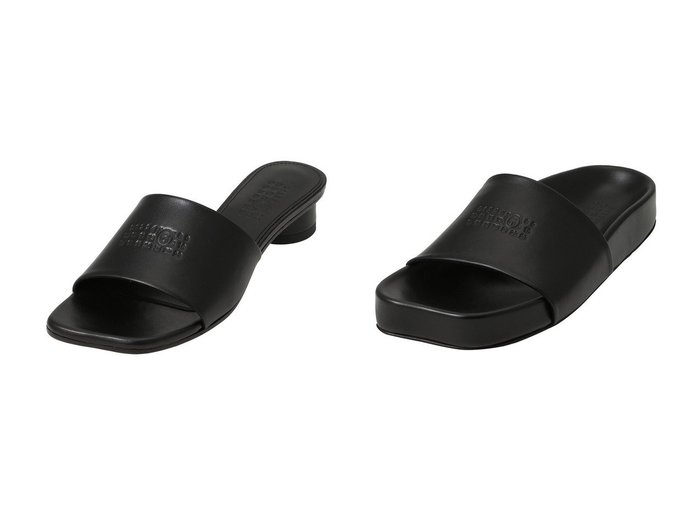 【MM6 Maison Martin Margiela/エムエム6 メゾン マルタン マルジェラ】のナンバリング ロゴ 厚底フラットサンダル&ナンバリング ロゴ ヒールサンダル おすすめ人気トレンドファッション通販アイテム 人気、トレンドファッション・服の通販 founy(ファニー) ファッション Fashion レディースファッション WOMEN なめらか Smooth サマー Summer サンダル Sandals エレガント 上品 Elegant NEW・新作・新着・新入荷 New Arrivals |ID:crp329100000216744