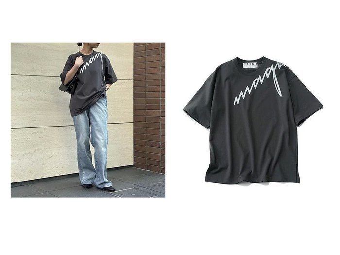 【THIRD MAGAZINE/サードマガジン】の【Marisol別注】MAGAZINE斜めロゴTシャツ おすすめ人気トレンドファッション通販アイテム 人気、トレンドファッション・服の通販 founy(ファニー) ファッション Fashion レディースファッション WOMEN トップス・カットソー Tops/Tshirt シャツ/ブラウス Shirts/Blouses ロング / Tシャツ T-Shirts フロント Front プリント Print 人気 Popularity 別注 Special Order 洗える Washable |ID:crp329100000216800