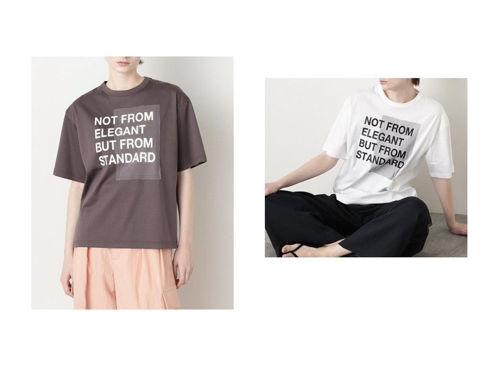 【hueLe Museum/ヒューエルミュージアム】の【STUMBLY】Printed T-shirts おすすめ人気トレンドファッション通販アイテム 人気、トレンドファッション・服の通販 founy(ファニー) ファッション Fashion レディースファッション WOMEN トップス・カットソー Tops/Tshirt シャツ/ブラウス Shirts/Blouses ロング / Tシャツ T-Shirts カットソー Cut and Sewn ショート Short スリーブ Sleeve チュール Tulle プリント Print |ID:crp329100000216829