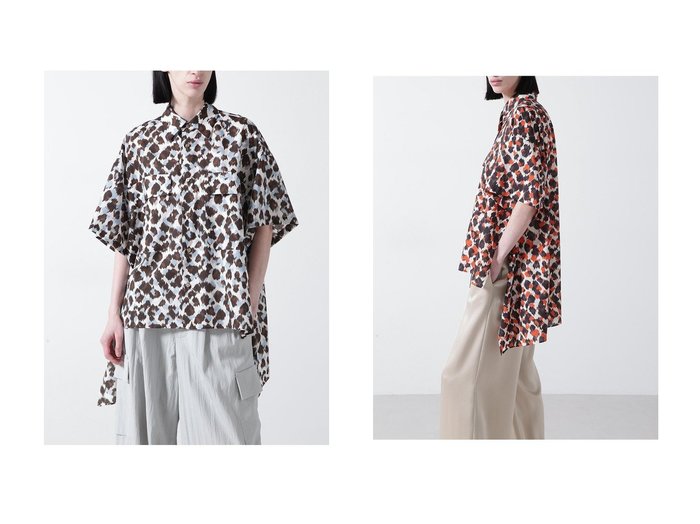 【hueLe Museum/ヒューエルミュージアム】の【STUMBLY】Printed Military Shirts おすすめ人気トレンドファッション通販アイテム 人気、トレンドファッション・服の通販 founy(ファニー) ファッション Fashion レディースファッション WOMEN トップス・カットソー Tops/Tshirt シャツ/ブラウス Shirts/Blouses オーガンジー Organdy クール Cool ショート Short スリーブ Sleeve ドット Dot プリント Print ミリタリー Military レオパード Leopard |ID:crp329100000216834