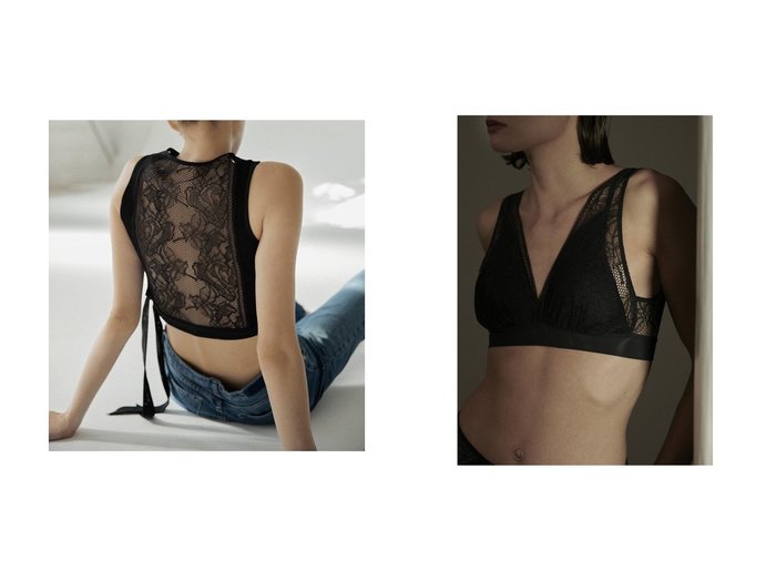 【AROMATIQUE/アロマティック】の【AROMATIQUE×Nobless Oblige】レースブラ&バックレースタンクトップ 【通販サイトで人気ランキング上位、おすすめ!レディースファッション通販 / Popular clothes】   おすすめ人気トレンドファッション通販アイテム 人気、トレンドファッション・服の通販 founy(ファニー) ファッション Fashion レディースファッション WOMEN 下着・ランジェリー Underwear その他インナー・ランジェリー Other lingerie ブラジャー Bra インナー Inner シルク Silk タンク Tank フェミニン Feminine ラグジュアリー Luxury ランジェリー Lingerie リボン Ribbon リュクス Luxe レース Race エレガント 上品 Elegant 夏 Summer 春 Spring S/S・春夏 Ss・Spring/Summer ブラジャー Bra ロンドン London 再入荷 Restock/Back In Stock/Re Arrival |ID:crp329100000216888