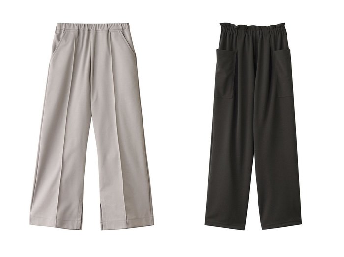 【FLORENT/フローレント】のピンタックジャージパンツ&ビッグポケット ワイドパンツ 【通販サイトで人気ランキング上位、おすすめ!レディースファッション通販】   おすすめ人気トレンドファッション通販アイテム 人気、トレンドファッション・服の通販 founy(ファニー) ファッション Fashion レディースファッション WOMEN パンツ Pants シンプル Simple ワイド Wide |ID:crp329100000216913