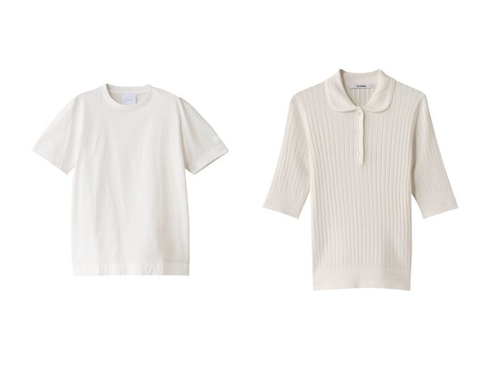 【SLOANE/スローン】の【UNISEX】2コットン天竺 UV Tシャツ&12Gワイドリブ コットン×ポリエステル5分袖丸襟ポロ 【通販サイトで人気ランキング上位、おすすめ!レディースファッション通販 / Popular clothes】  おすすめ人気トレンドファッション通販アイテム インテリア・キッズ・メンズ・レディースファッション・服の通販 founy(ファニー) https://founy.com/ ファッション Fashion レディースファッション WOMEN トップス・カットソー Tops/Tshirt シャツ/ブラウス Shirts/Blouses ロング / Tシャツ T-Shirts カットソー Cut and Sewn ニット Knit Tops プルオーバー Pullover ユニセックス Unisex ショート Short シンプル Simple スリーブ Sleeve エレガント 上品 Elegant 定番 Standard ワイドリブ Wide Rib |ID:crp329100000216945