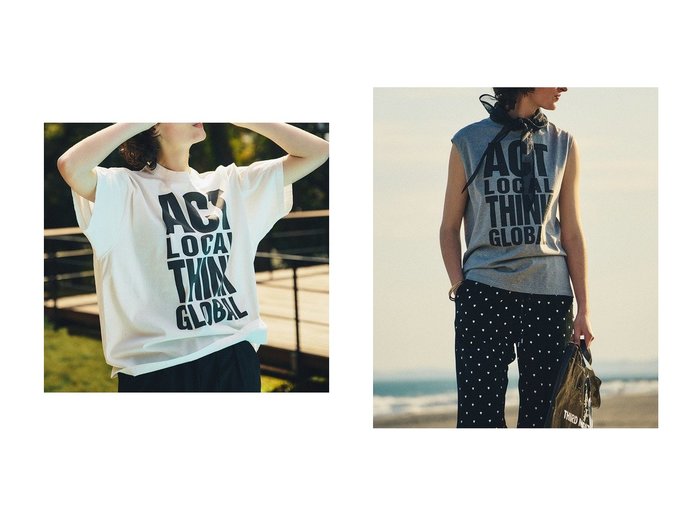 【THIRD MAGAZINE/サードマガジン】の【KATHARINE HAMNETT x THIRD MAGAZINE】限定ノースリーブTシャツ&【KATHARINE HAMNETT x THIRD MAGAZINE】限定スローガンTシャツ 【通販サイトで人気ランキング上位、おすすめ!レディースファッション通販 / Popular clothes】  おすすめ人気トレンドファッション通販アイテム 人気、トレンドファッション・服の通販 founy(ファニー) ファッション Fashion レディースファッション WOMEN トップス・カットソー Tops/Tshirt シャツ/ブラウス Shirts/Blouses ロング / Tシャツ T-Shirts カットソー Cut and Sewn キャミソール / ノースリーブ No Sleeves グラフィック Graphic コラボ Collaboration ショート Short スリーブ Sleeve バランス Balance ビンテージ Vintage プリント Print NEW・新作・新着・新入荷 New Arrivals |ID:crp329100000216949