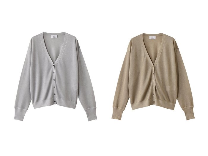 【1er Arrondissement/プルミエ アロンディスモン】のメタルライクカーディガン トップス、カットソー おすすめ人気トレンドファッション通販アイテム 人気、トレンドファッション・服の通販 founy(ファニー) ファッション Fashion レディースファッション WOMEN トップス・カットソー Tops/Tshirt ニット Knit Tops カーディガン Cardigans カーディガン Cardigan デニム Denim トレンド Trend ベーシック Basic ボトム Bottom エレガント 上品 Elegant NEW・新作・新着・新入荷 New Arrivals |ID:crp329100000216963