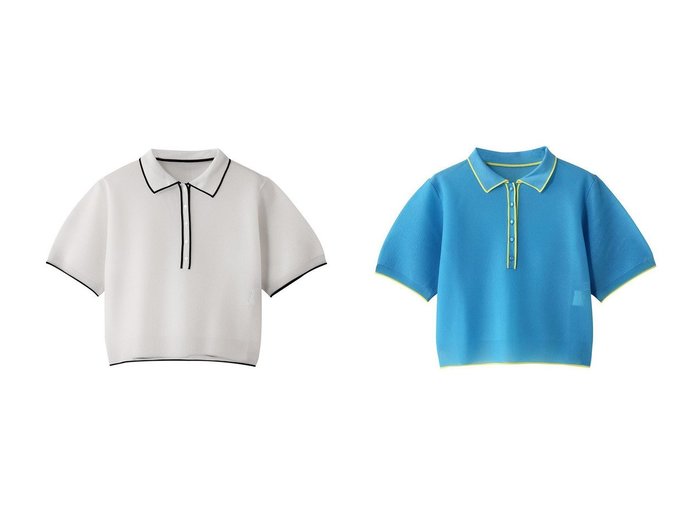 【allureville/アルアバイル】の【Loulou Willoughby】シアーカノコポロ トップス、カットソー おすすめ人気トレンドファッション通販アイテム 人気、トレンドファッション・服の通販 founy(ファニー) ファッション Fashion レディースファッション WOMEN トップス・カットソー Tops/Tshirt ニット Knit Tops プルオーバー Pullover コンパクト Compact スポーティ Sporty トレンド Trend ファブリック Fabric ポロシャツ Polo Shirt NEW・新作・新着・新入荷 New Arrivals |ID:crp329100000216965