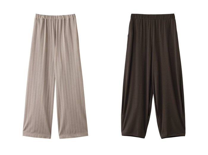 【PLAIN PEOPLE/プレインピープル】のJSリップルストレートパンツ&ハイツイストフライス裾タックパンツ おすすめ人気トレンドファッション通販アイテム 人気、トレンドファッション・服の通販 founy(ファニー) ファッション Fashion レディースファッション WOMEN パンツ Pants ストレート Straight ファブリック Fabric NEW・新作・新着・新入荷 New Arrivals |ID:crp329100000217004
