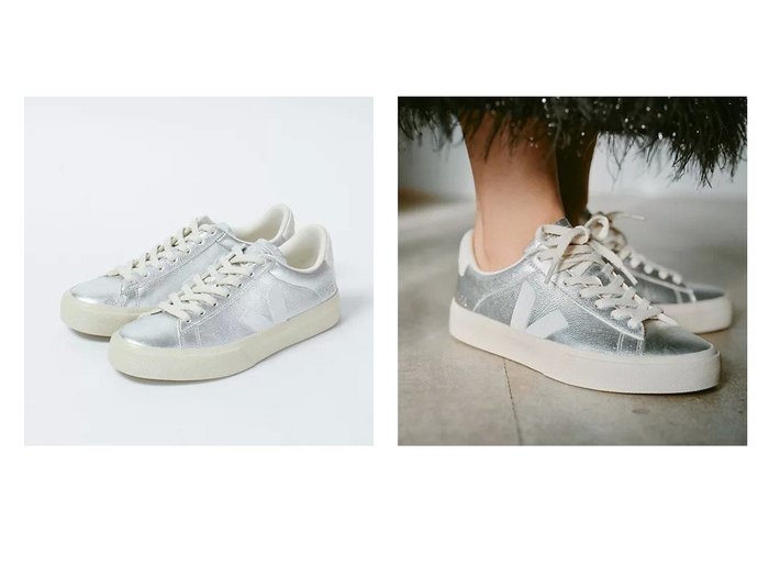 【VEJA/ヴェジャ】のCAMPO 【通販サイトで人気ランキング上位、おすすめ!レディースファッション通販 / Popular clothes】  おすすめ人気トレンドファッション通販アイテム 人気、トレンドファッション・服の通販 founy(ファニー) ファッション Fashion レディースファッション WOMEN シューズ Shoes シルバー Silver シンプル Simple スニーカー Sneakers バランス Balance |ID:crp329100000217013