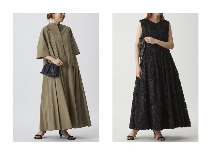 【1er Arrondissement/プルミエ アロンディスモン】のタイプライターワンピース&フラワージャガードワンピース おすすめ人気トレンドファッション通販アイテム 人気、トレンドファッション・服の通販 founy(ファニー) ファッション Fashion レディースファッション WOMEN ワンピース Dress チュニック Tunic なめらか Smooth ギャザー Gather タイプライター Typewriter タンブラー Tumbler チュニック Tunic ロング Long 半袖 Short Sleeve NEW・新作・新着・新入荷 New Arrivals |ID:crp329100000217047