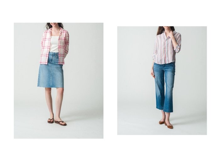 【Frank&Eileen/フランク&アイリーン】のEILEEN イタリアンリネン ピンクチェックシャツ&EILEEN イタリアンリネン マルチストライプシャツ トップス、カットソー おすすめ人気トレンドファッション通販アイテム インテリア・キッズ・メンズ・レディースファッション・服の通販 founy(ファニー) https://founy.com/ ファッション Fashion レディースファッション WOMEN トップス・カットソー Tops/Tshirt シャツ/ブラウス Shirts/Blouses スリーブ Sleeve チェック Check デニム Denim フェミニン Feminine リネン Linen ロング Long 夏 Summer NEW・新作・新着・新入荷 New Arrivals 春 Spring S/S・春夏 Ss・Spring/Summer ストライプ Stripe 今季 This Season |ID:crp329100000217086