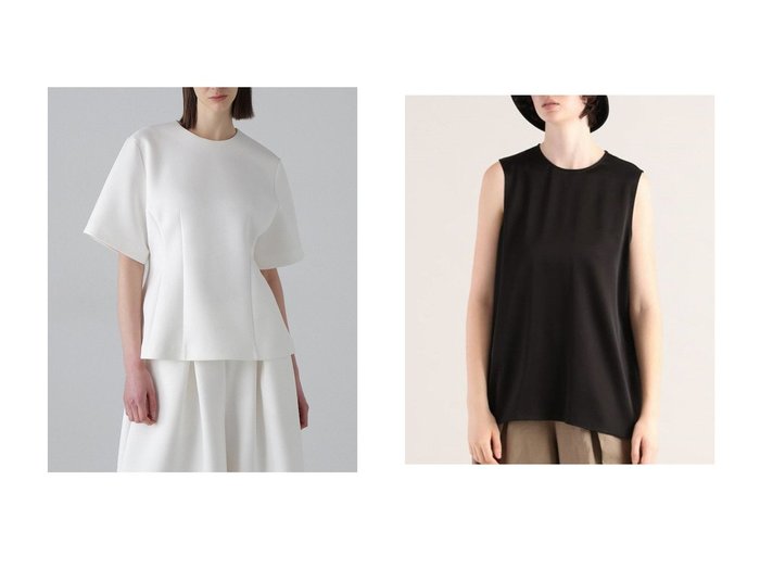 【ADORE/アドーア】のエアーダンボールカットソー&【SACRA/サクラ】のトリアセサテンノースリーブブラウス トップス、カットソー おすすめ人気トレンドファッション通販アイテム インテリア・キッズ・メンズ・レディースファッション・服の通販 founy(ファニー) https://founy.com/ ファッション Fashion レディースファッション WOMEN トップス・カットソー Tops/Tshirt シャツ/ブラウス Shirts/Blouses ロング / Tシャツ T-Shirts カットソー Cut and Sewn キャミソール / ノースリーブ No Sleeves おすすめ Recommend ショート Short ジャージー Jersey スリーブ Sleeve セットアップ Set Up バランス Balance リボン Ribbon NEW・新作・新着・新入荷 New Arrivals |ID:crp329100000217090