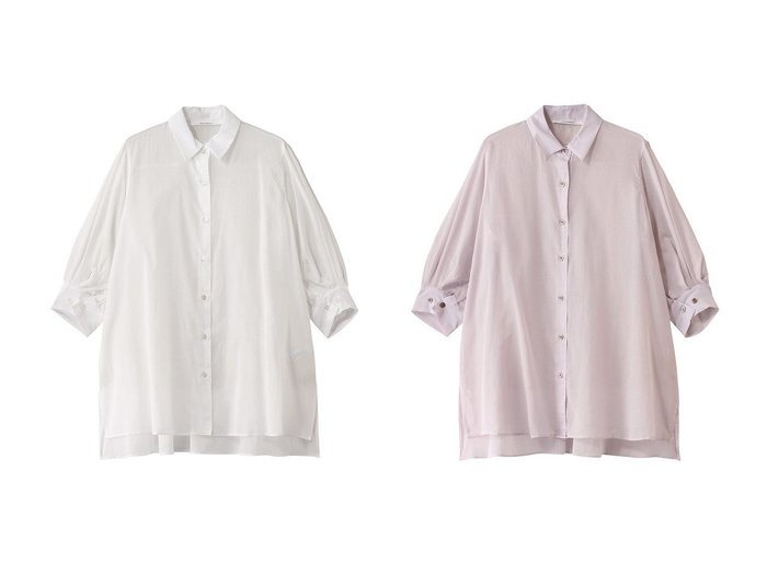 【MIDIUMISOLID/ミディウミソリッド】のsheer slit slv tunic shirt.S シャツ トップス、カットソー おすすめ人気トレンドファッション通販アイテム インテリア・キッズ・メンズ・レディースファッション・服の通販 founy(ファニー) https://founy.com/ ファッション Fashion レディースファッション WOMEN トップス・カットソー Tops/Tshirt シャツ/ブラウス Shirts/Blouses インナー Inner シアー Sheer ショート Short シンプル Simple スリーブ Sleeve チュニック Tunic トレンド Trend 人気 Popularity 夏 Summer NEW・新作・新着・新入荷 New Arrivals |ID:crp329100000217092