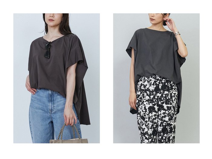 【1er Arrondissement/プルミエ アロンディスモン】のプレミアム天竺ニュアンストップス トップス、カットソー おすすめ人気トレンドファッション通販アイテム 人気、トレンドファッション・服の通販 founy(ファニー) ファッション Fashion レディースファッション WOMEN トップス・カットソー Tops/Tshirt シャツ/ブラウス Shirts/Blouses カットソー Cut And Sew ショート Short スリーブ Sleeve プレミアム Premium 人気 Popularity 定番 Standard NEW・新作・新着・新入荷 New Arrivals |ID:crp329100000217150