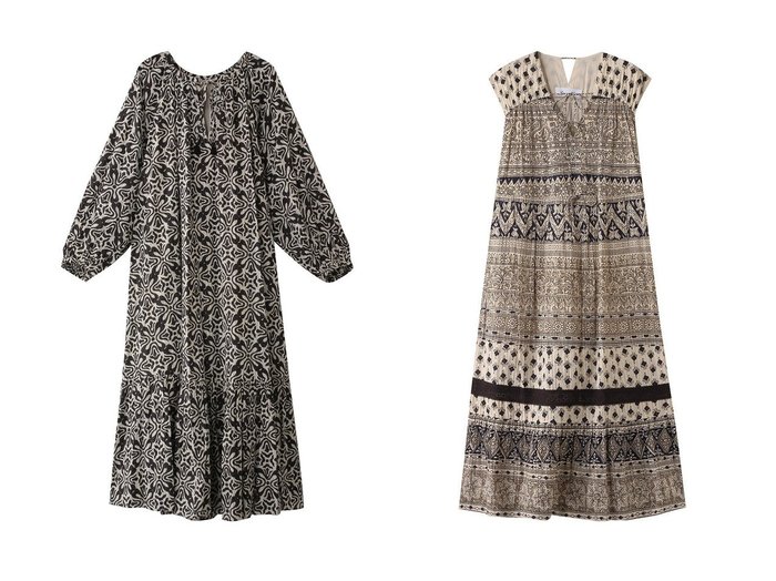 【heliopole/エリオポール】の【SARA MALLIKA】RIPPLE プリントドレス&【SARA MALLIKA】LUREX BORDER プリントドレス ワンピース、ドレス おすすめ人気トレンドファッション通販アイテム 人気、トレンドファッション・服の通販 founy(ファニー) ファッション Fashion レディースファッション WOMEN ワンピース Dress ドレス Party Dresses チュニック Tunic サマー Summer チュニック Tunic ドレス Dress プリント Print モチーフ Motif ロング Long NEW・新作・新着・新入荷 New Arrivals スリーブ Sleeve フレンチ French 旅行 Travel |ID:crp329100000217165