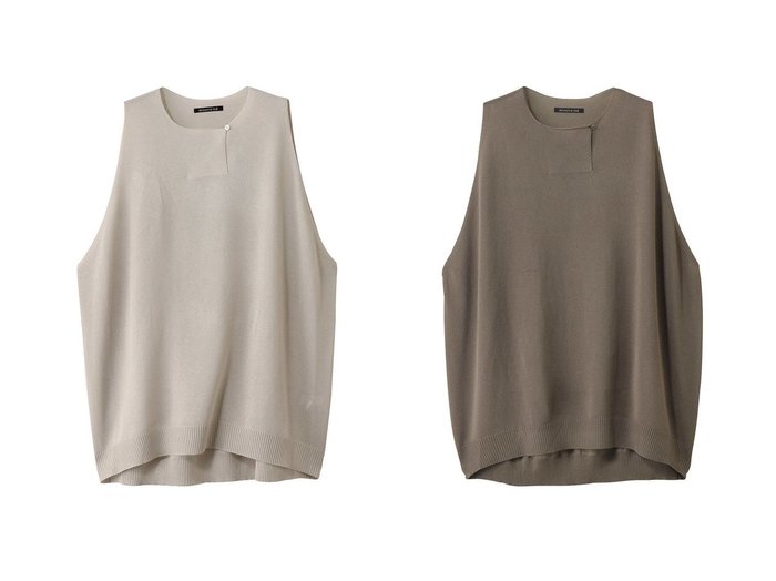 【mizuiro ind/ミズイロ インド】のcrew neck wide vest ベスト コート、ジャケット おすすめ人気トレンドファッション通販アイテム 人気、トレンドファッション・服の通販 founy(ファニー) ファッション Fashion レディースファッション WOMEN アウター Coat Outerwear ジャケット Jackets インナー Inner シアー Sheer ジャケット Jacket ノースリーブ No Sleeve ベスト Vest リラックス Relax ロング Long NEW・新作・新着・新入荷 New Arrivals |ID:crp329100000217171